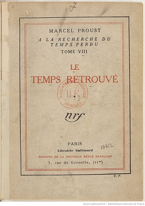 Le Temps retrouvé